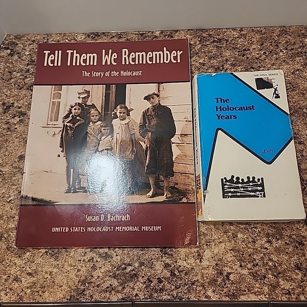 Lot of 2 Holocaust Paperback Books The Holocaust Years and Tell Them We Remember